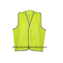 Hot Cheap Reflective Safety Vest Made of 100% Polyester Tricot Fabric